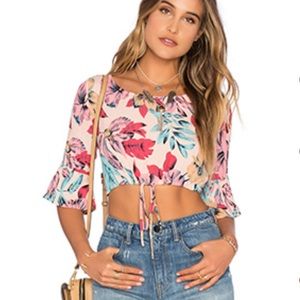 For Love and Lemons Crop Top